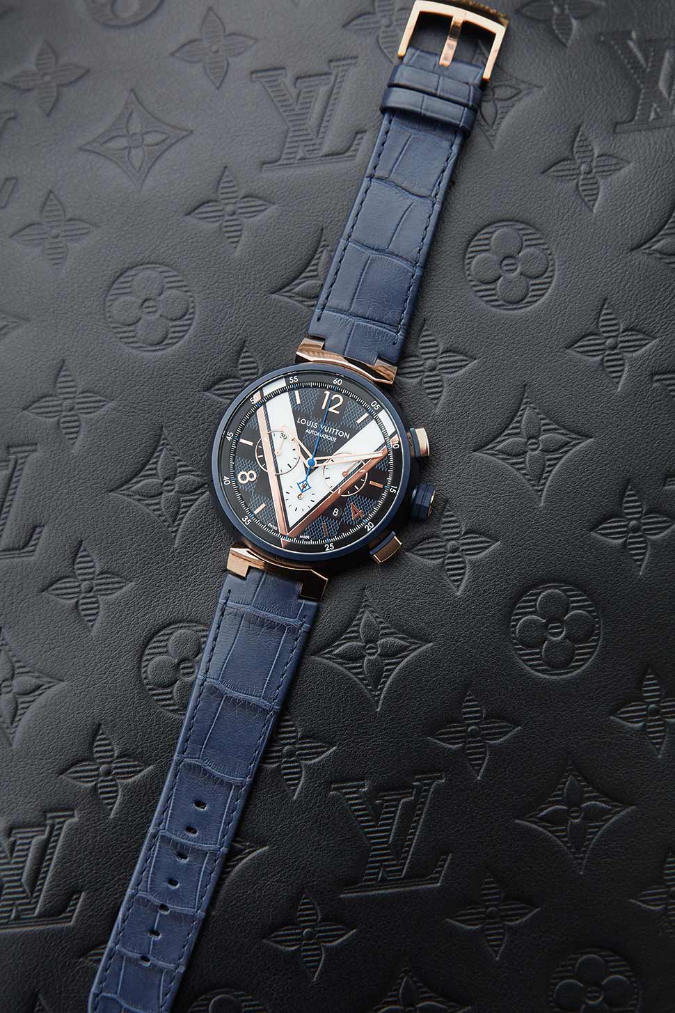 VIDEO: The Louis Vuitton Tambour Damier Graphite Race Chronograph is set to  be one of the boldest sports watches of 2020