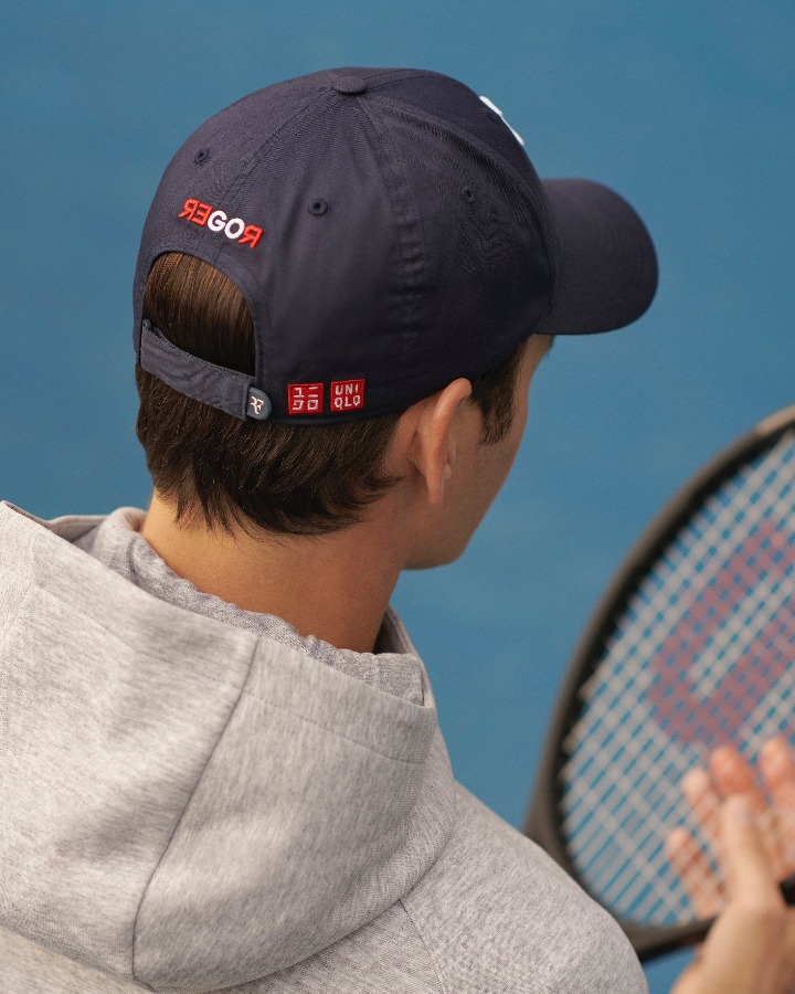 Uniqlo RF Hat BlueWhite  Tennis Only