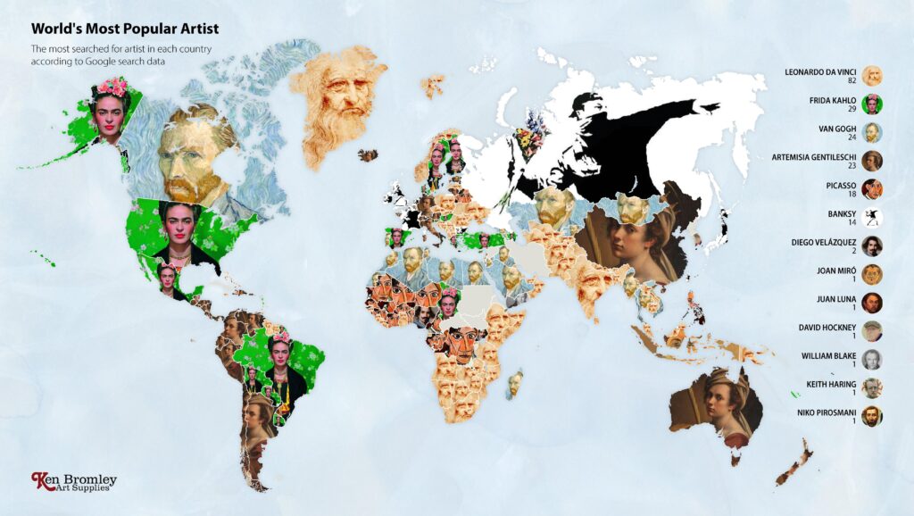 the-most-famous-artists-in-every-country-according-to-google