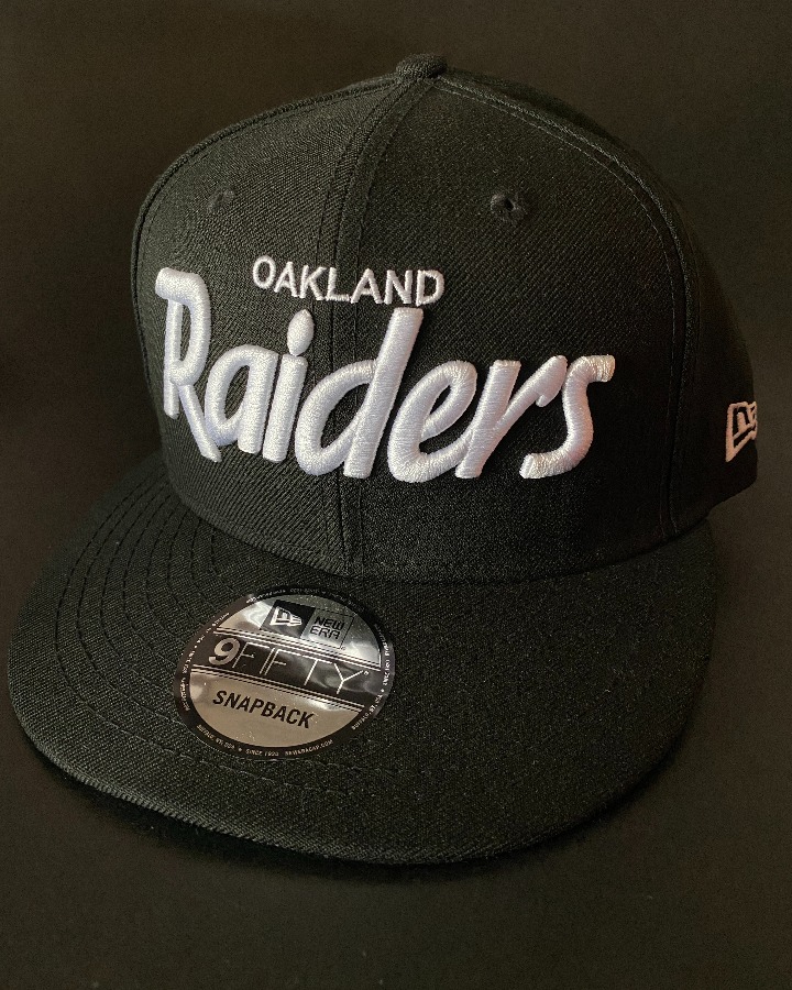 New Era Cap Philippines - Los Angeles Raiders NFL Script Black 9FIFTY Cap  (ESSENTIAL) Shop now at