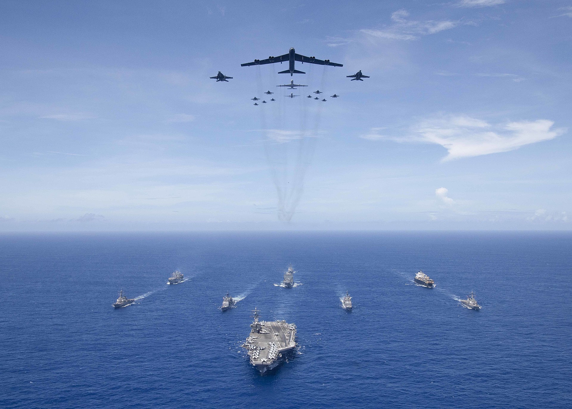 Two Massive Carrier Strike Groups From The Us Are Now Flexing In The