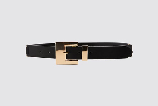 Plus Size Square Buckle Belt Black Pu Leather Simple Belt Trendy Pants  Jeans Belt For Women - Jewelry & Accessories - Temu