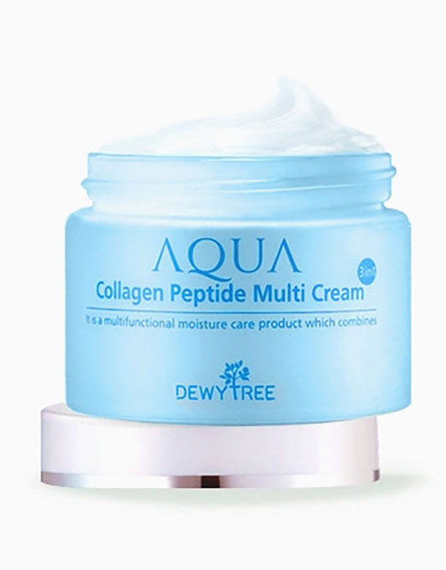 Aqua skin care. Multi Peptide крем для лица. Aqua Collagen Peptide крем. Dewytree Aqua Collagen крем. Aqua Collagen Peptide крем dewytree.