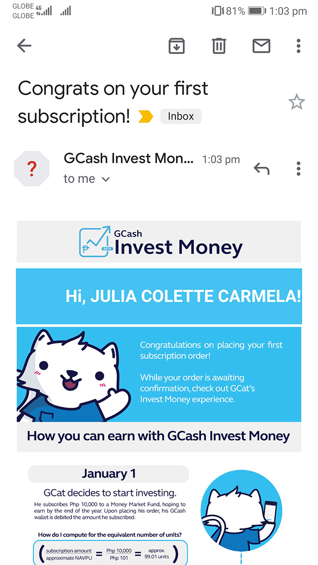 how to invest in gcash