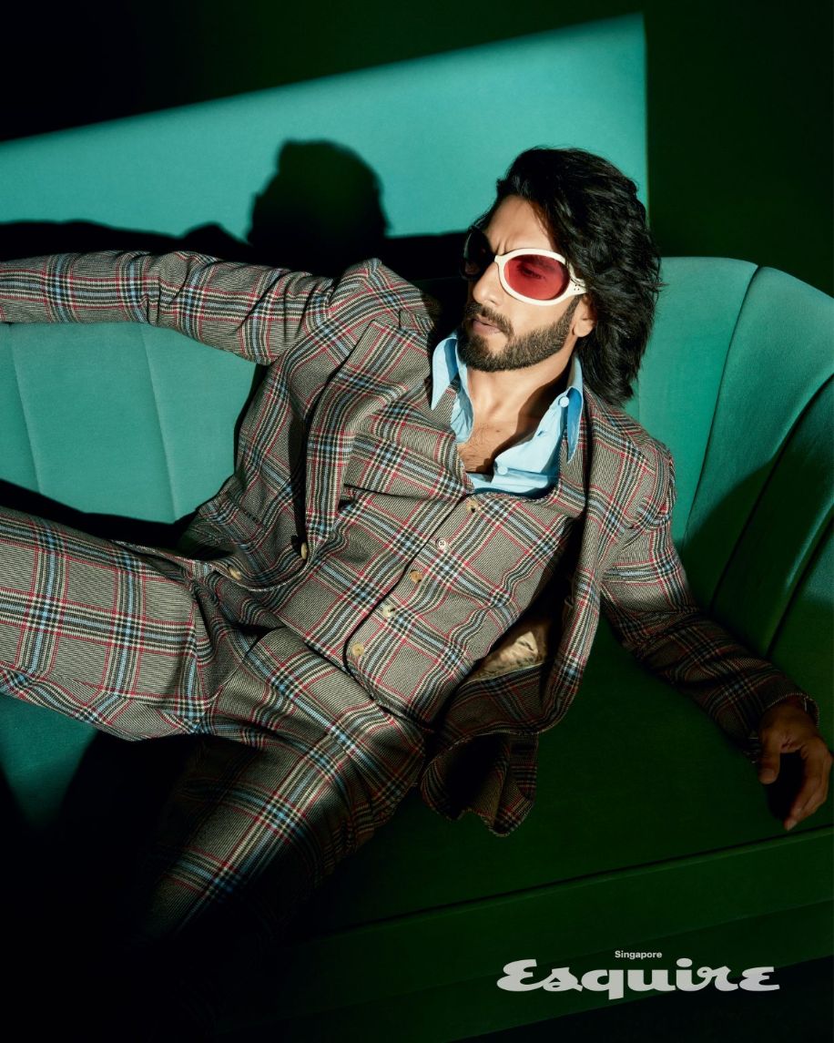Ranveer Singh's Gucci Suit And Deepika Padukone's Red Michael
