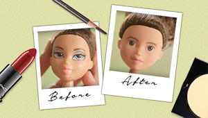 This Woman Is Removing Her Dolls' Makeup To Make Them Look More Real