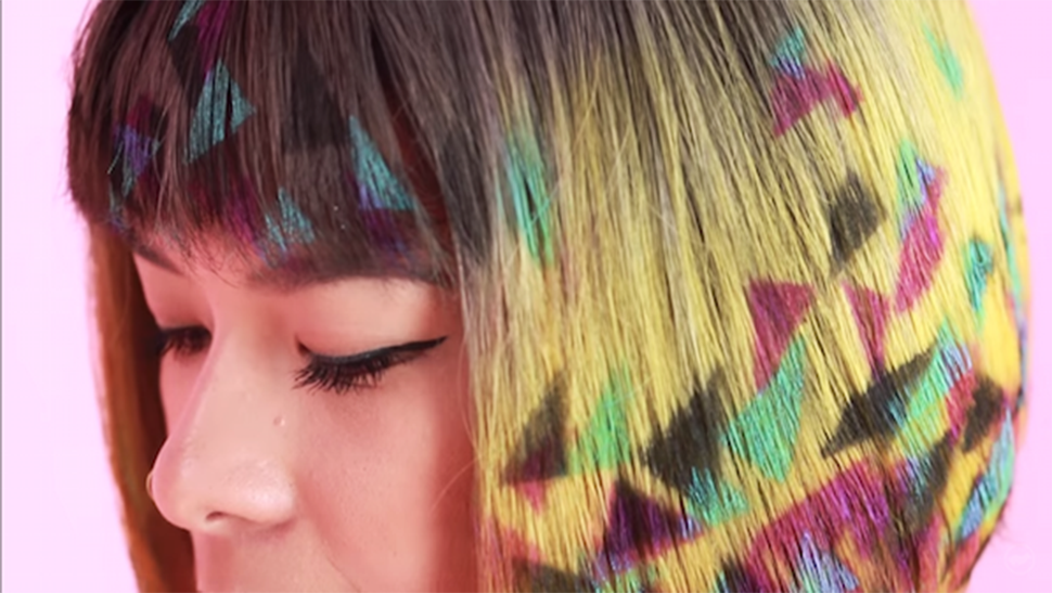 This is How You Can Turn Your Hair Into Graffiti Art