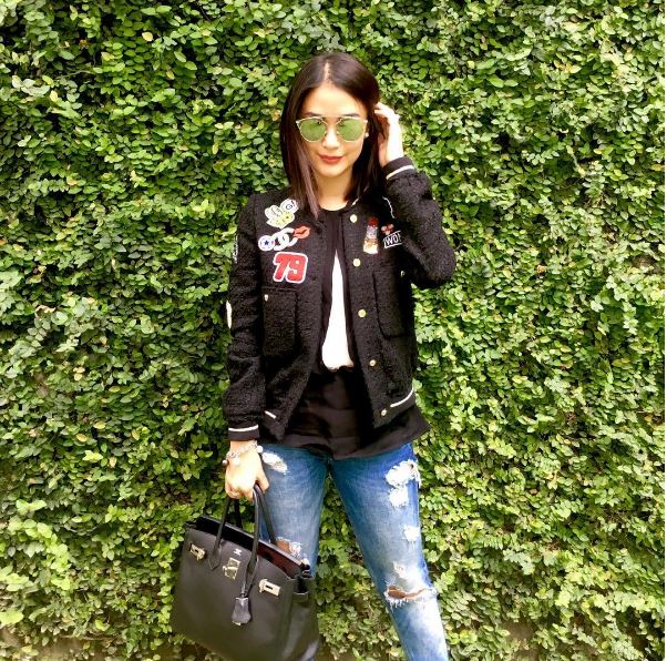 Lotd: Exact Louis Vuitton Jacket Heart Evangelista Sarah Lahbati