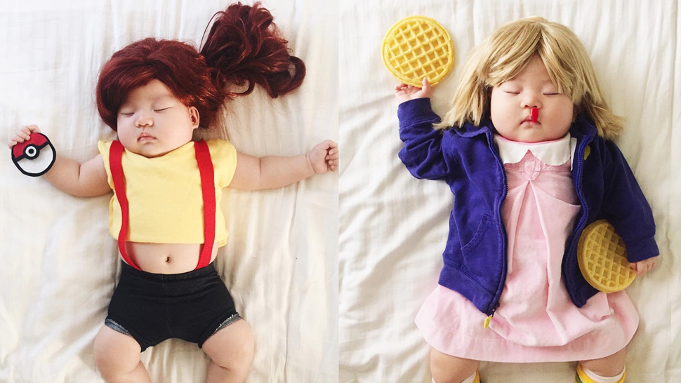 This Sleeping Baby Is The Cutest Cosplayer Ever