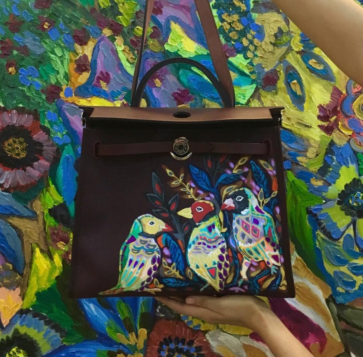 Heart Evangelista paints her LV bag with Filipino culture-inspired art