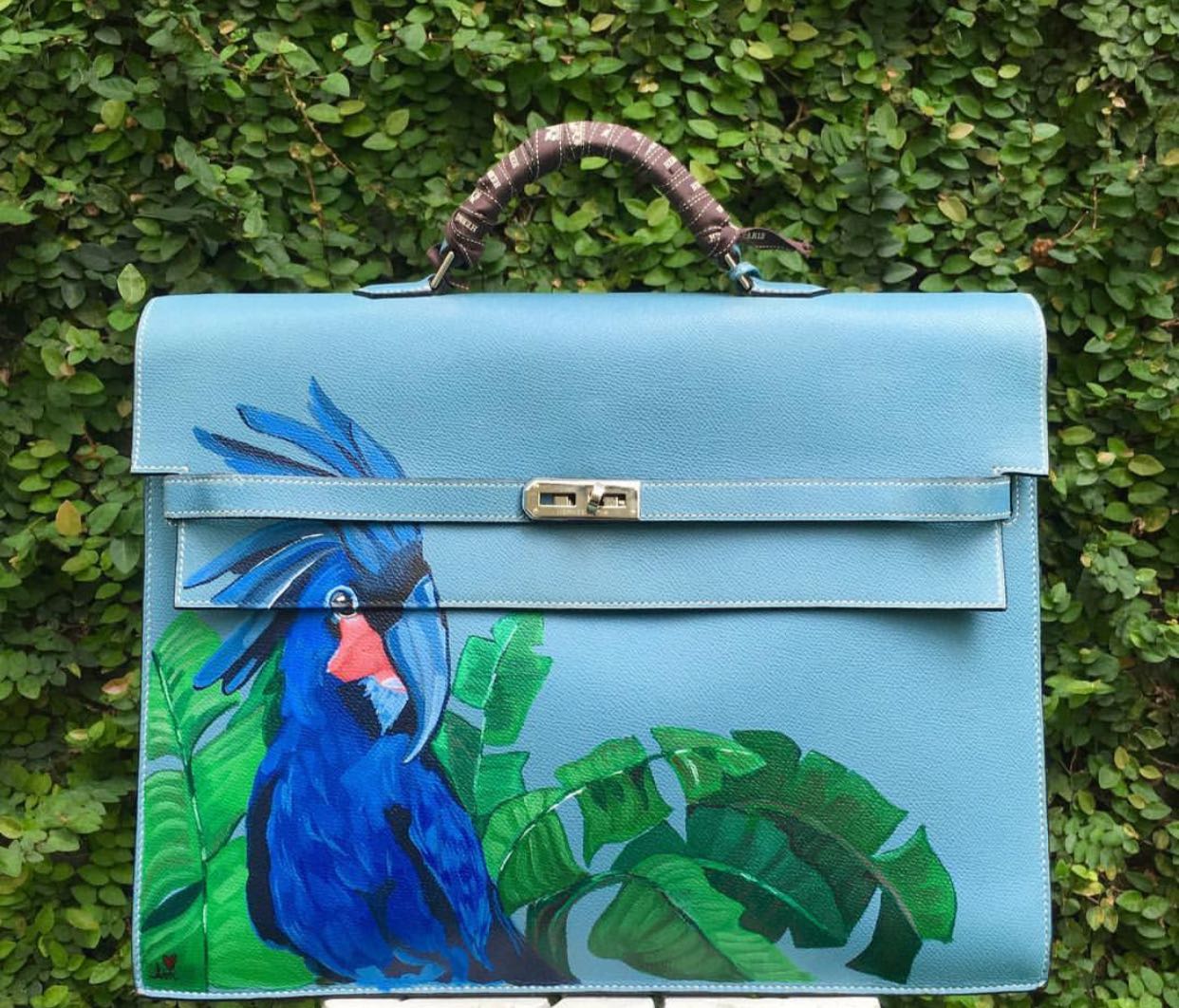 Heart Evangelista paints Hermes bag with the 'language of her soul
