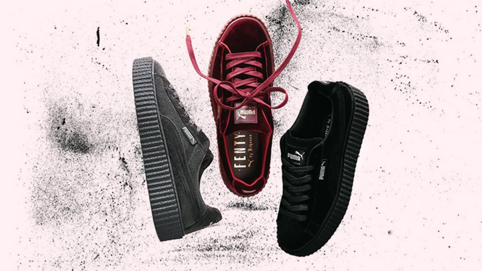 Rihanna's Puma Creepers Now Come In Holiday-Ready Velvet