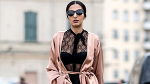 How To Wear Your Silk Robe Outside Without Looking Like You're Sleepwalking