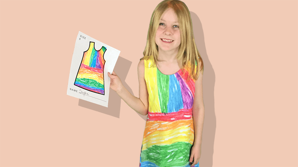 We Found A Clothing Service That Prints Kids' Drawings Onto Dresses