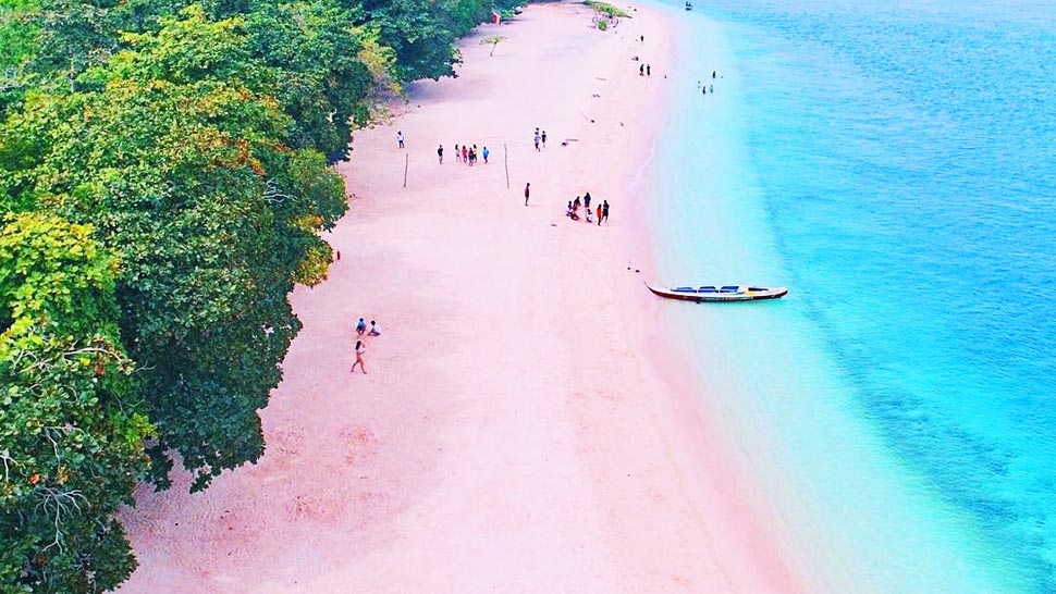 Pink Beach in Zamboanga Philippines