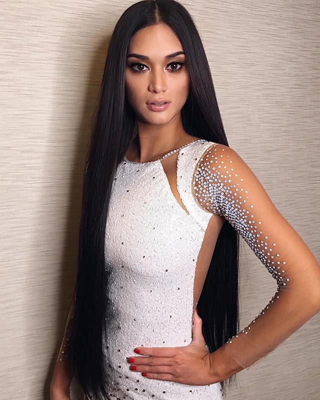 is this pia wurtzbach's new look after passing on the crown