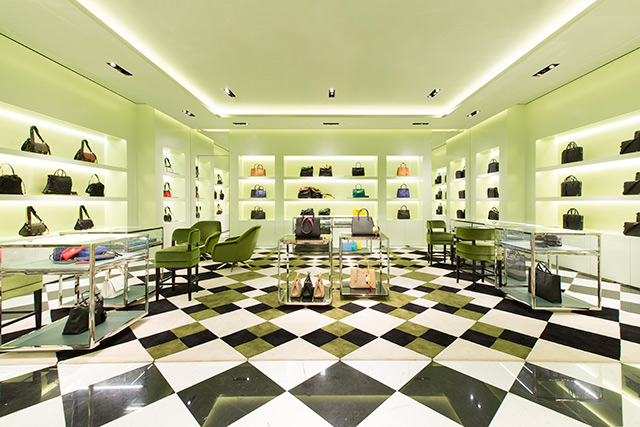 A Prada SpA store stands at the Solaire Resort and Casino, operated News  Photo - Getty Images