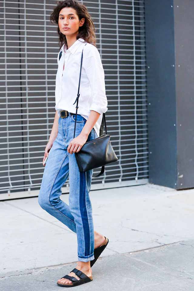 17 Chic Denim And White Outfit Combos To Cop This Summer