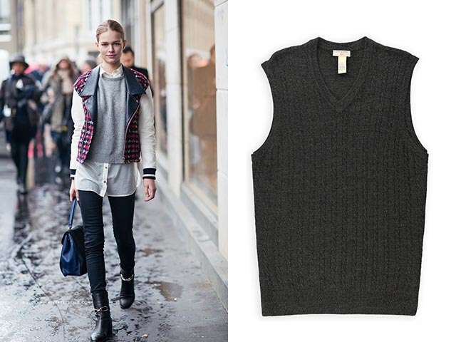 How To Wear The Sleeveless Sweater