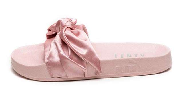 fenty slippers pink