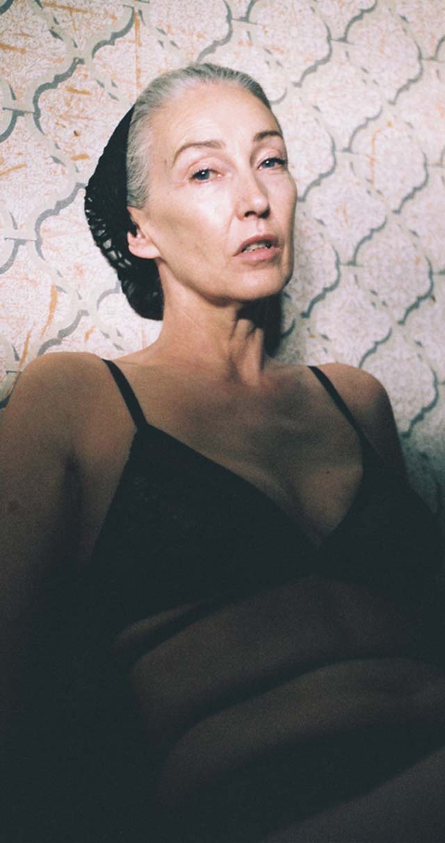 This stunning lingerie campaign featuring a 57-year-old model celebrates  the beauty of growing older