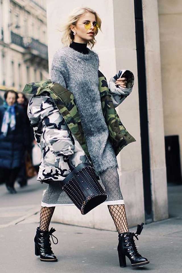 How to Wear Fishnet Tights and Socks Like a '90s Fashion Star