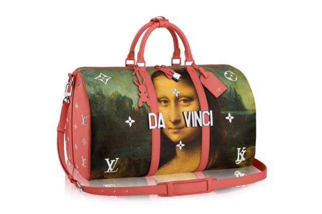 Louis Vuitton Jeff Koons Mona Lisa Keepall 50