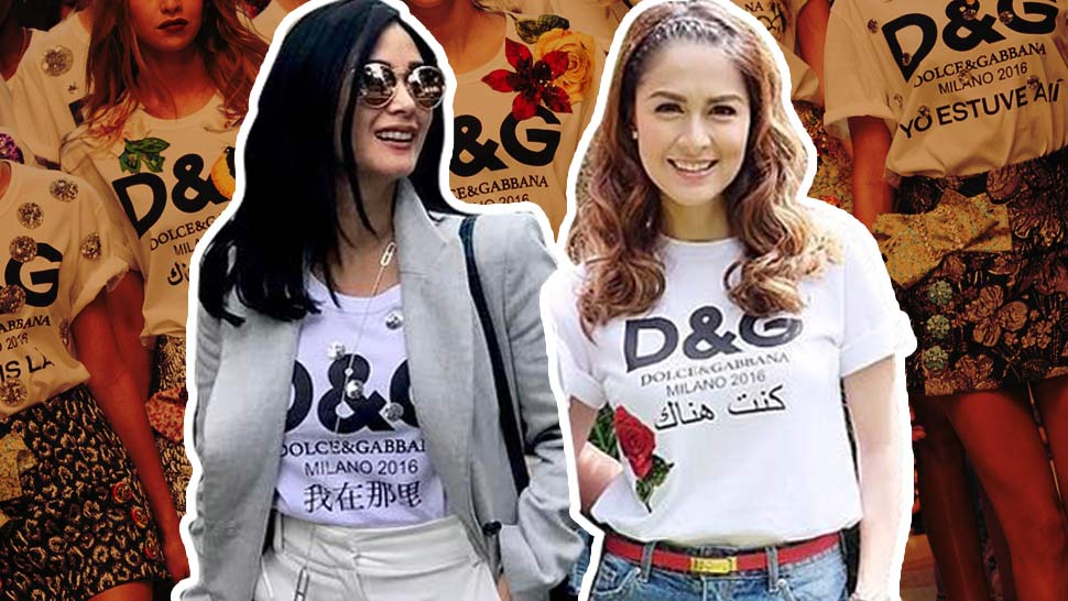 Marian Rivera's D&G T-shirt is Authentic