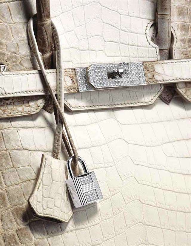 Himalayan crocodile birkin sales with white gold detailing