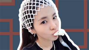 Lotd: Is That A Fruit Net Wrapped Around Sandara Park's Head?