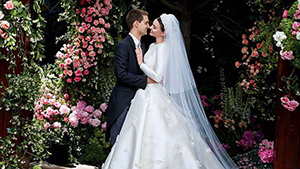 Lotd: Miranda Kerr Is A Stunning Bride In Dior Haute Couture
