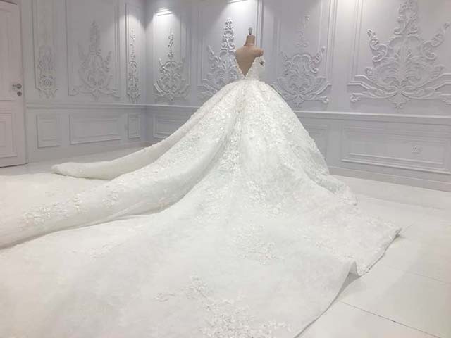 michael cinco swarovski wedding gown