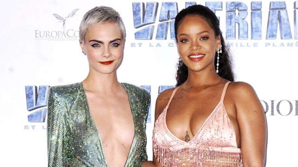 Our Favorite Cara And Rihanna Looks From The 'valerian' Red Carpet