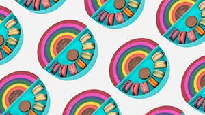 You Have To See Laduree's Rainbow-themed Macarons