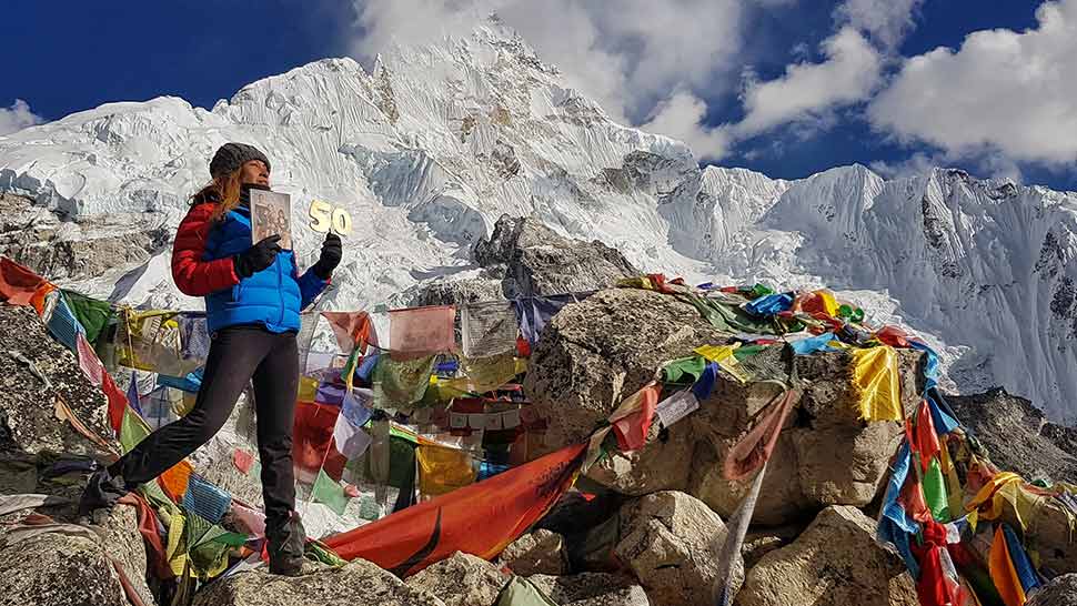 This 50-year-old Diet Coach Climbed Mount Everest For Her Birthday
