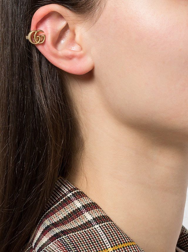 gucci earrings on ear