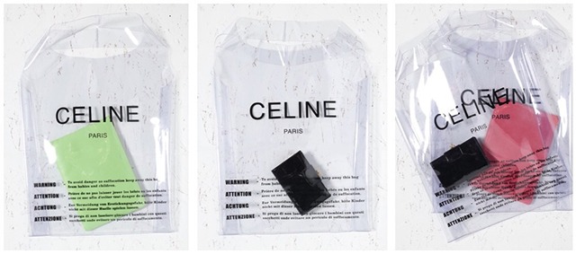 Image result for celine plastic bag