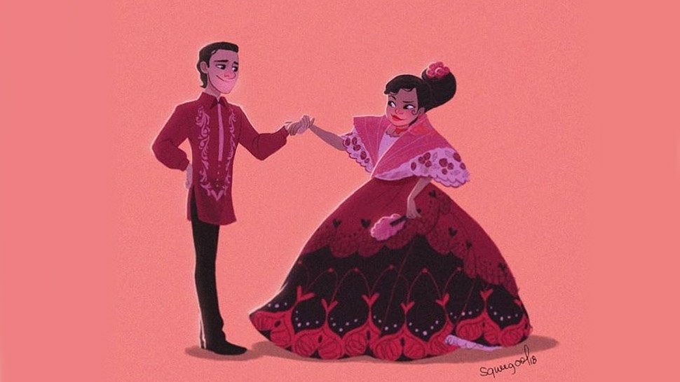 You Have To See These Disney Princesses Dressed In Baro't Saya
