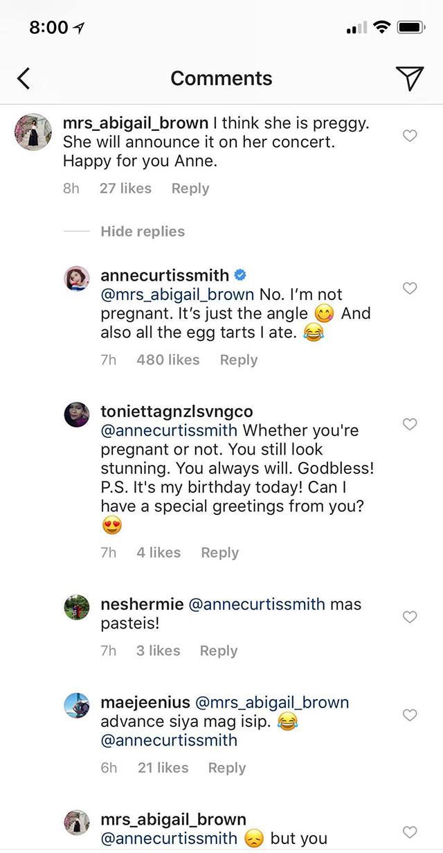 You’ll Love Anne Curtis’ Response To A Comment That She’s Pregnant 