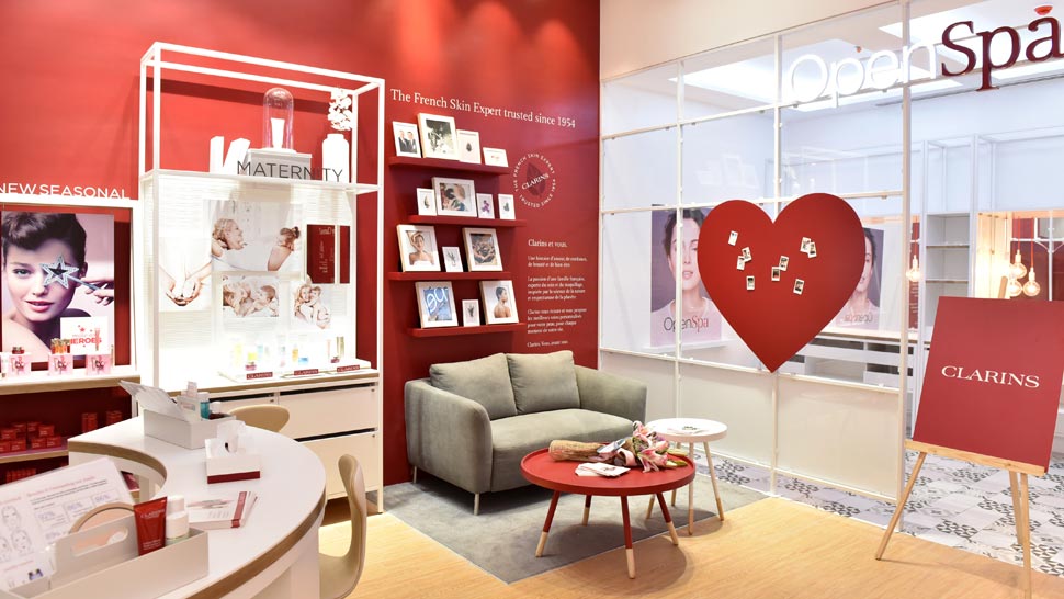 Clarins' Biggest Store in Manila Doubles as an Express Spa