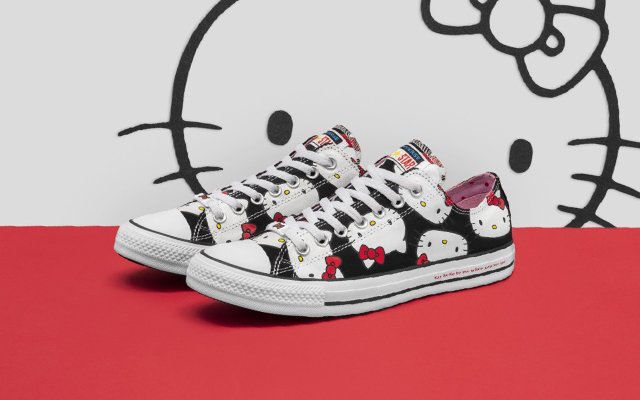 Hello Kitty X Converse Collab Here