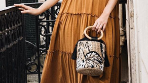 This Exact Aranaz Woven Bag Has Been Featured On Vogue