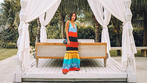 Laureen Uy Shows Us How To Re-wear A Summer Dress On A Rainy Day