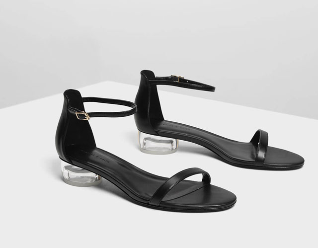 charles and keith transparent heels