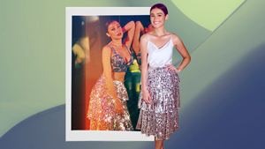 We Spotted Liza Soberano And Solenn Heussaff Twinning In A Sparkly Skirt