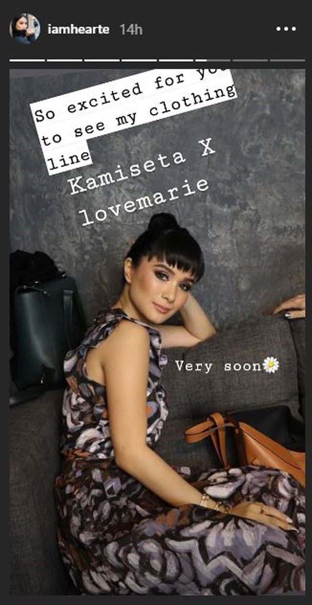 Heart Evangelista - The perfect backdrop to my sunny @kamisetaph
