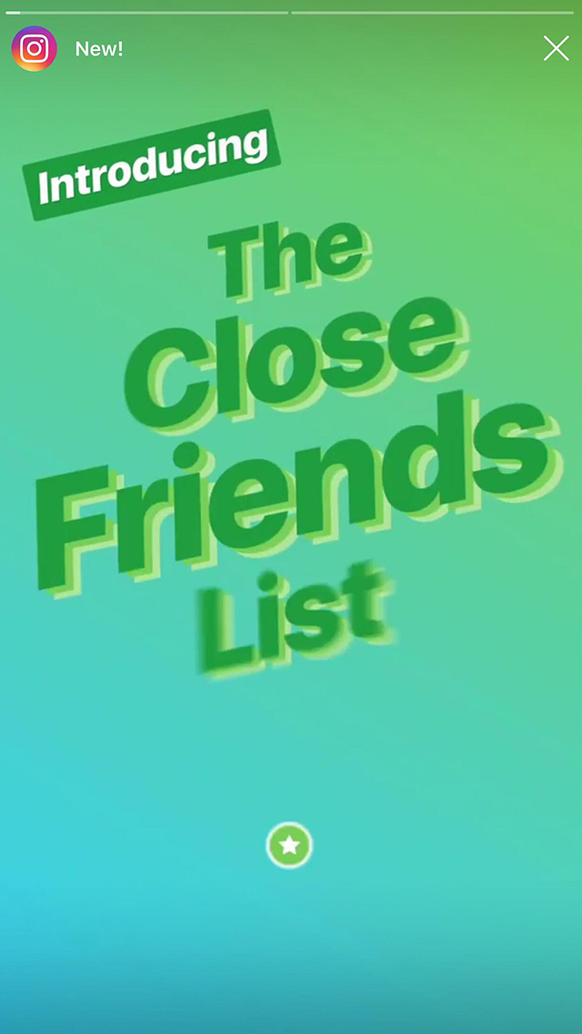 instagram close friends list