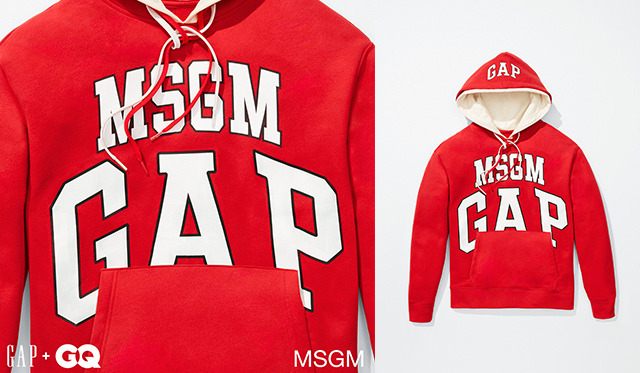 msgm gap hoodie