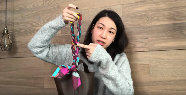 DIY: How to Use a Scarf as a Purse Strap