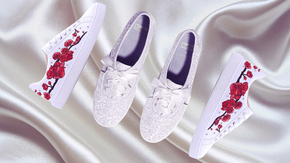 15 White Wedding Sneakers For The Chill, Unconventional Bride